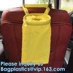 Car Trash Hanging Bag, Storage Pockets Leak-Proof Organizer Collapsible Portable