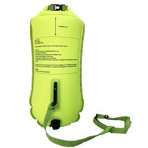 Wholesale 20L 28L 35L Open Water Swimming Float High Visibility Bright Yellow from china suppliers
