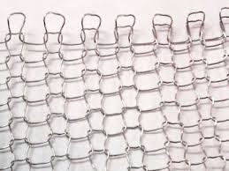 Stainless Steel Knitted Wire Mesh Filter Elements For Liquid Filtration Flat / Corrugated Custom Widths