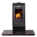 Flat Ceramic Glass Fireplace Door with Superior Heat Resistant Properties