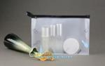 PVC mini plastic zipper cosmetic slider zip bags with printed, Promotional