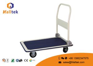 Wholesale 4 Wheels Industrial Logistics Trolley Flat Hand Push Trolley For Warehouse from china suppliers
