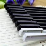 Factory hot selling and high quality plastic rubber square shape hotel pen
