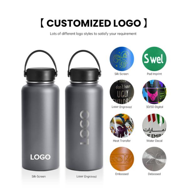 Bpa Free Sports Flask Water Bottles Travel Stainless Steel Insulated Water Bottles