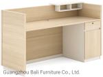 Big Size Office Reception Desks Melamine Faced Board ISO9001