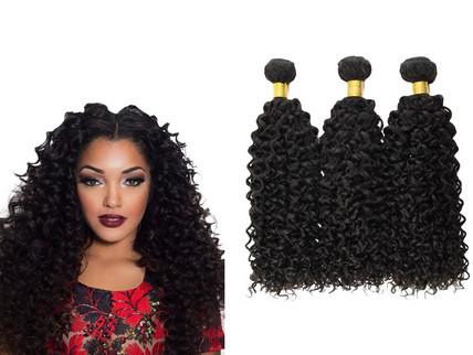 Quality Soft Smooth Brazilian Curly Human Hair Extensions Double Wefted Human Hair Extensions for sale