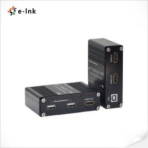 Wholesale 4K 60Hz HDMI 2.0 KVM USB over Fiber Extender OM3/4 Multi-mode Fiber 300 Meters from china suppliers