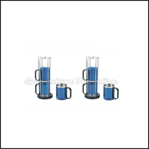 Promotion 3pcs set stack stainless steel coffee sports mug water drink cup