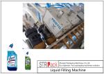 100ml - 1L Automatic Liquid Bottle Filling Machine , / Bleach / Acid Filling