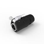 IP67 Waterproof Male Female Power Connector Precision PBT Material