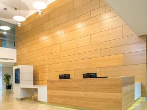 Wholesale Woodgrain Formica Laminate 2/2/0.5mm Microperforated Acoustic Panels Soundproofing Board from china suppliers