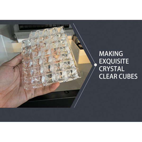 100kg/24h Air Cooled Cube Ice Making Machine With Digital Control Bar Counter Ice Maker