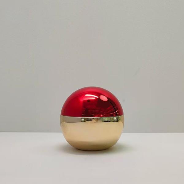 Spherical 25g Plastic Cream Jar with Ergonomic Design for Easy Use in Skin Care