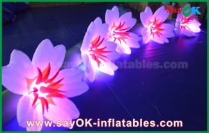 Wholesale 5m Long Nylon Inflatable Flower Chain Inflatable Light Decoration For Wedding from china suppliers