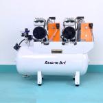 220V 60L Dental Air Compressor With Air Dryer Oil Free Silent Medical Air