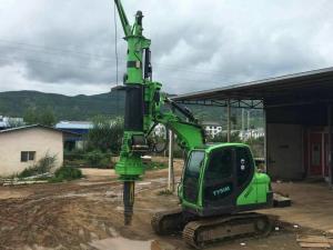Wholesale Construction Stratum Bored pile rig machine , Pile Driving Machinery Mini Hydraulic Piling Rig Max Torque 40kNm from china suppliers