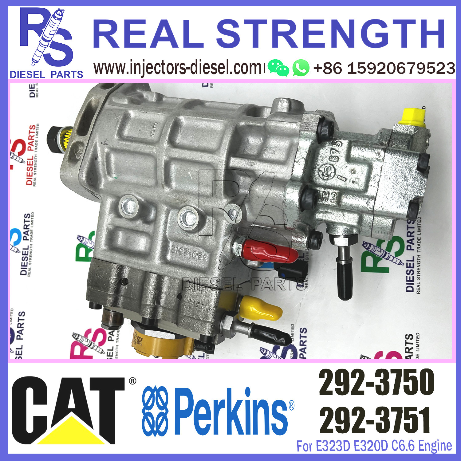 320D C6.4 Excavator Diesel Pump 295-9126 358-9084 326-4635 292-3750