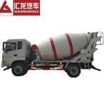 Professional Small Concrete Mixer Truck Self Loading HOWO 4*2 3 CBM White Color