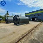 30Ton~50Ton Fully Continuous Waste Plastic Scrap Tyre Pyrolysis Plant For Fuel