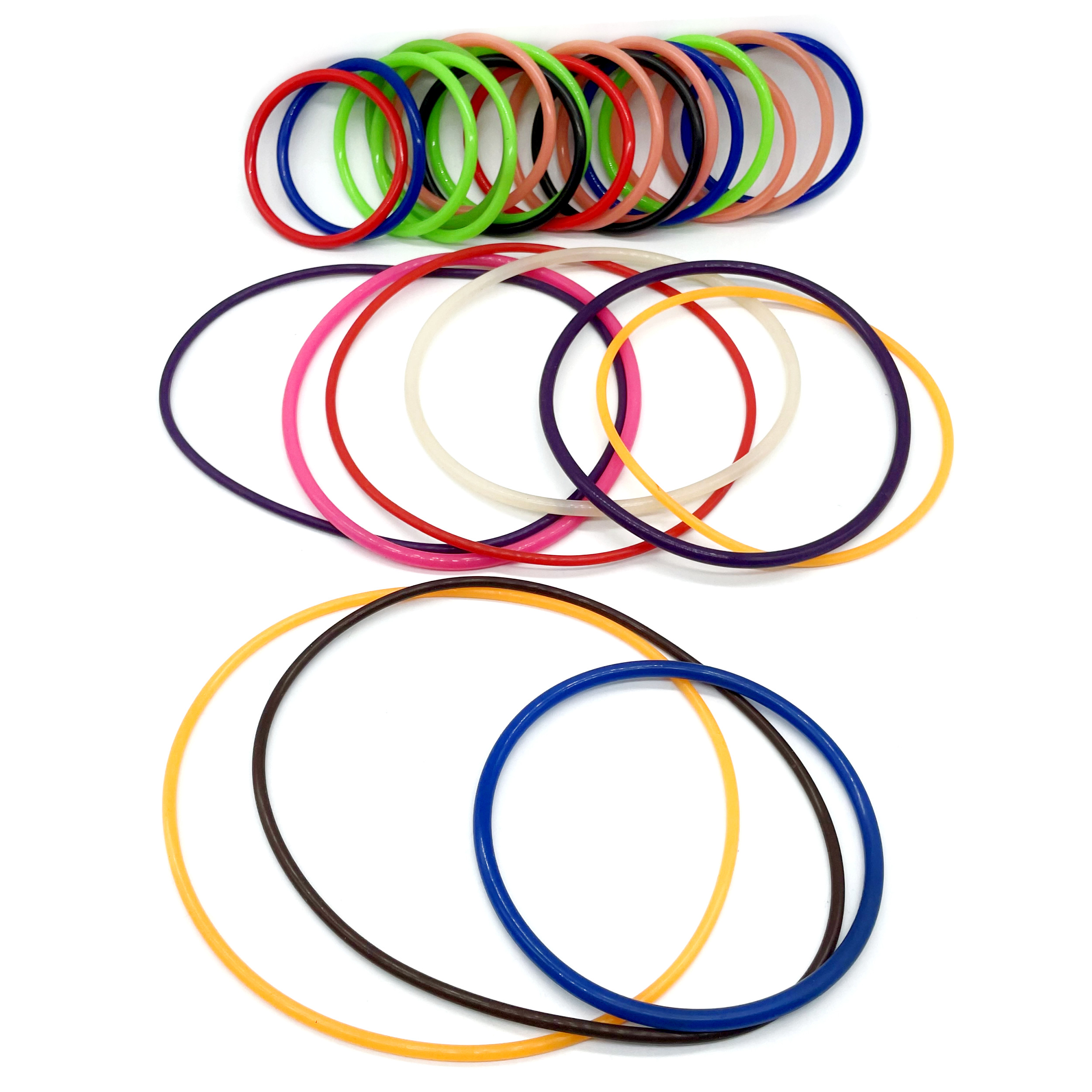 Factory Sale Custom Colored Ringed Flat Square Section O Ring Rubber Seal