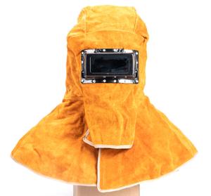 Wholesale Automatic Welding Helmet Argon Arc Head Mounted Cowhide Welding Mask from china suppliers