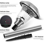 Modern 1.2V 16.5Inch Waterproof LED Solar Garden Lights