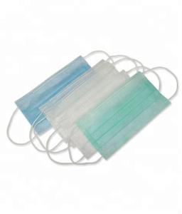 Wholesale Unisex Triple Layer Surgical Mask Fliud Resistant Hypoallergenic Odorless from china suppliers