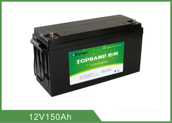 Long Cycle Life Lithium Iron Phosphate Battery 12V 150Ah With Smart Connection