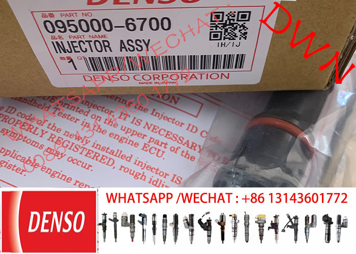 GENUINE original DENSO Injector 095000-6700 095000-6701 for HOWO heavy truck R61540080017A
