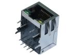 HY911130CE Single Port Gigabit Rj45 Jack Shield With LEDs LPJG4806EBNL
