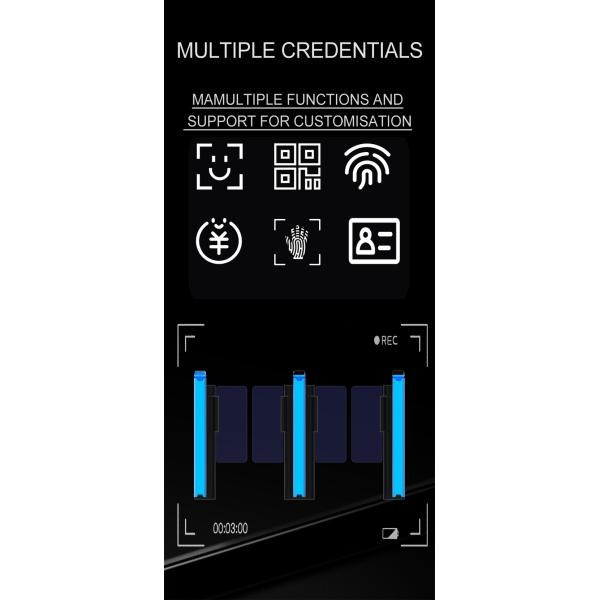 Customization Accepted Speedlane Swing Turnstile For Library Subway Station