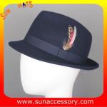 4190369 Sun Accessory customized winner England style fashion wool felt fedora