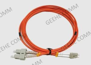 Wholesale Multi Mode Duplex OFNR 5M LC SC Fiber Optic Patch Cord from china suppliers
