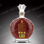 700 ML Crystal White Flint Glass Vodka Liquor Bottle for Luxury Spirit and