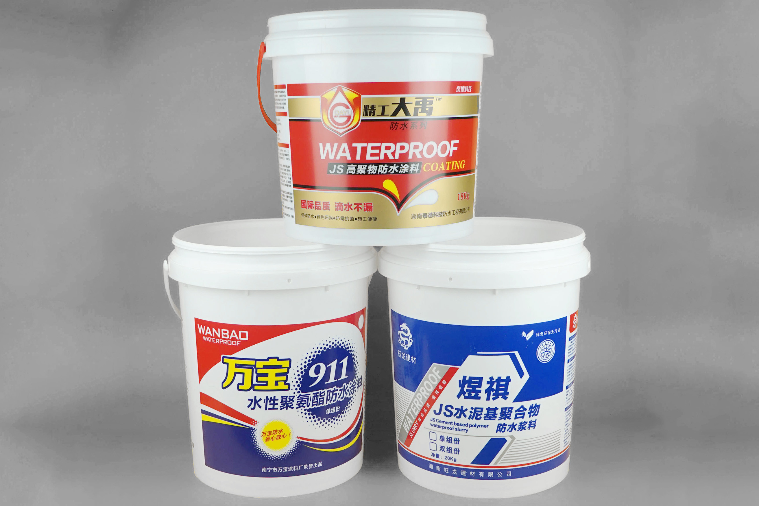Round Paint Bucket 25L Plastic White Pail