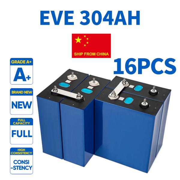 304AH LiFePo4 Battery-16pcs The Perfect Combination of and Efficiency for