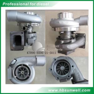 Wholesale Komatsu SAA6D125E Turbocharger KTR90 6506-21-5011 Turbo for WA450 WA480-6 WA470 Wheel Loader 6506-21-5920 from china suppliers