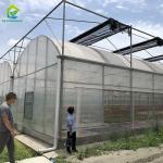 Hot Galvanized Steel Plastic Film Greenhouse For Agricultural