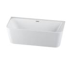 White Acrylic Free Standing Bathtubs SPA Whirlpool Air Massage