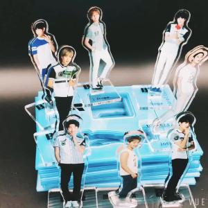 Wholesale Custom Anime Holographic Acrylic Standee Display racks from china suppliers