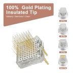 Gold Plated RF Microneedling Cartridges 25pins Nano Micro Needle