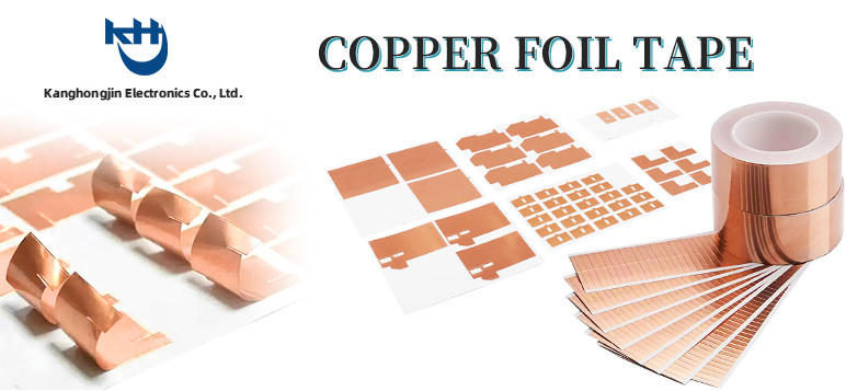 Die Cut Self Adhesive Copper Foil Tape With Conductive Adhesive 5~150mm