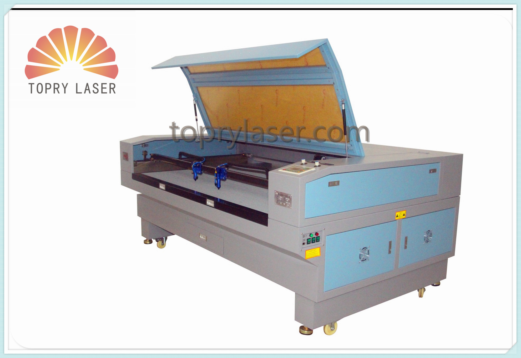 Plastic Acrylic Plexiglass CO2 Double Heads Laser Cutting And Engraving Machine(JM1680T)