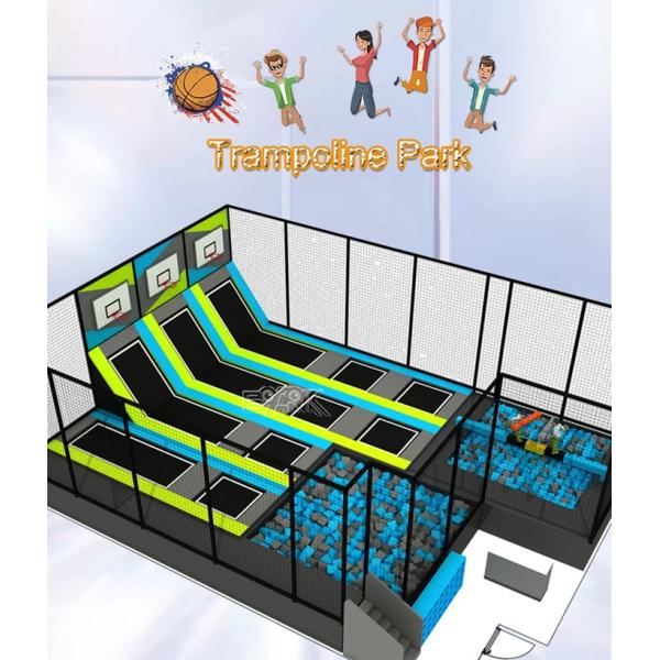 Indoor Playground Equipment Children Zone Indoor Trampoline Park For Sale