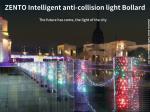 ZENTO Led Anti-Collision Stone Bollard Driveway Road Blocker Luminous Obstacle