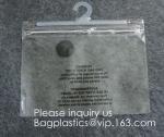 Cloth Hanger Hook Plastic Bags With k Hook Packaging Bag For Underwear Bikini