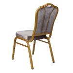 Steel Stacking Hotel Gold Banquet Chair With Backrest