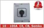 Industrial IP65 20A Generator Changeover Switch EN 60947 EN 60204-1