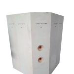 Alumina Block Fused Cast AZS 33 Curved Fire Brick for Port Crown in Glass