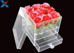 Transparent Acrylic Flower Box 15 * 15 * 15cm / 20 * 20 * 20cm / 25 * 25 * 25cm